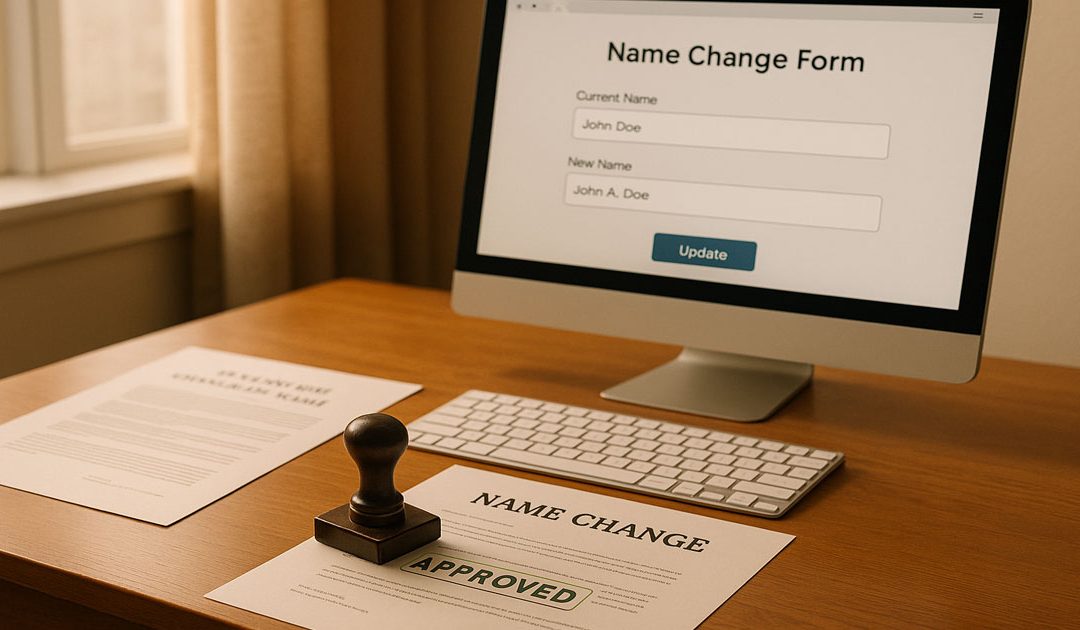 Name Change Approval: What Happens Next