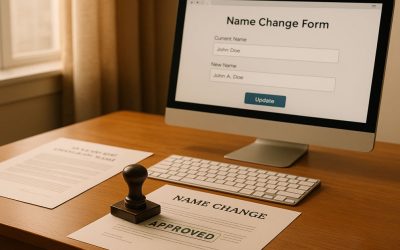 Name Change Approval: What Happens Next